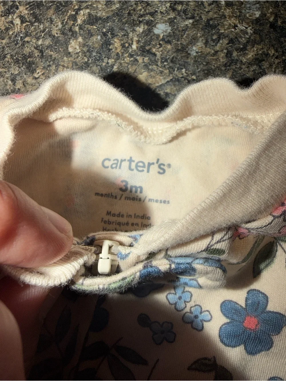 Carter's Pink Floral and Pink 'Sister' Baby Footies - Pack of 2